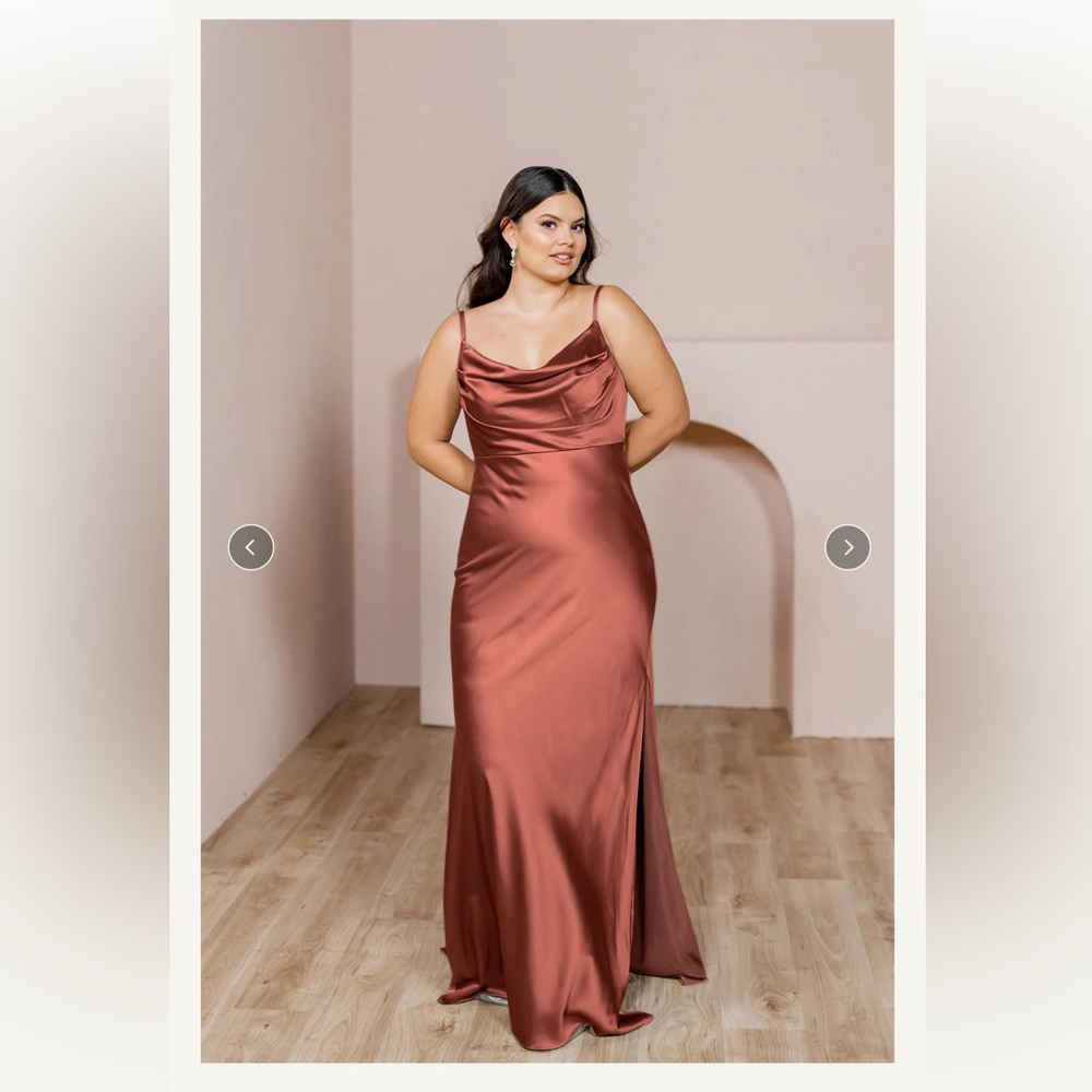 REVELRY Skye Satin Dress